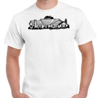 T-shirt Gildan Hammer adulte, manches courtes, 100% coton épais et doux, 203 g/m², tailles S au 5XL. Vignette