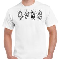 T-shirt Gildan Hammer adulte, manches courtes, 100% coton épais et doux, 203 g/m², tailles S au 5XL. Vignette