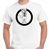 T-shirt Gildan Hammer adulte, manches courtes, 100% coton épais et doux, 203 g/m², tailles S au 5XL. Vignette