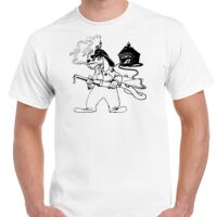 T-shirt Gildan Hammer adulte, manches courtes, 100% coton épais et doux, 203 g/m², tailles S au 5XL. Vignette