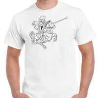 T-shirt Gildan Hammer adulte, manches courtes, 100% coton épais et doux, 203 g/m², tailles S au 5XL. Vignette