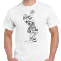 T-shirt Gildan Hammer adulte, manches courtes, 100% coton épais et doux, 203 g/m², tailles S au 5XL. Vignette