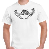 T-shirt Gildan Hammer adulte, manches courtes, 100% coton épais et doux, 203 g/m², tailles S au 5XL. Vignette