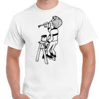 T-shirt Gildan Hammer adulte, manches courtes, 100% coton épais et doux, 203 g/m², tailles S au 5XL. Vignette