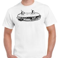 T-shirt Gildan Hammer adulte, manches courtes, 100% coton épais et doux, 203 g/m², tailles S au 5XL. Vignette