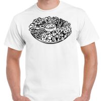 T-shirt Gildan Hammer adulte, manches courtes, 100% coton épais et doux, 203 g/m², tailles S au 5XL. Vignette