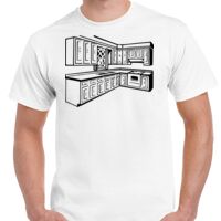 T-shirt Gildan Hammer adulte, manches courtes, 100% coton épais et doux, 203 g/m², tailles S au 5XL. Vignette