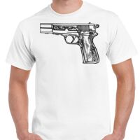 T-shirt Gildan Hammer adulte, manches courtes, 100% coton épais et doux, 203 g/m², tailles S au 5XL. Vignette