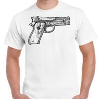 T-shirt Gildan Hammer adulte, manches courtes, 100% coton épais et doux, 203 g/m², tailles S au 5XL. Vignette