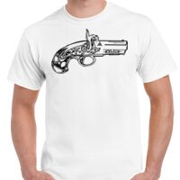 T-shirt Gildan Hammer adulte, manches courtes, 100% coton épais et doux, 203 g/m², tailles S au 5XL. Vignette