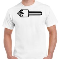 T-shirt Gildan Hammer adulte, manches courtes, 100% coton épais et doux, 203 g/m², tailles S au 5XL. Vignette