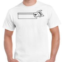 T-shirt Gildan Hammer adulte, manches courtes, 100% coton épais et doux, 203 g/m², tailles S au 5XL. Vignette