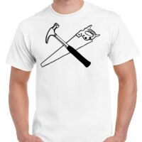 T-shirt Gildan Hammer adulte, manches courtes, 100% coton épais et doux, 203 g/m², tailles S au 5XL. Vignette