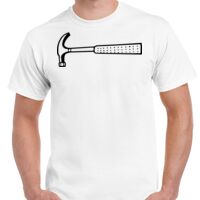 T-shirt Gildan Hammer adulte, manches courtes, 100% coton épais et doux, 203 g/m², tailles S au 5XL. Vignette