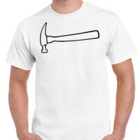 T-shirt Gildan Hammer adulte, manches courtes, 100% coton épais et doux, 203 g/m², tailles S au 5XL. Vignette