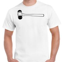 T-shirt Gildan Hammer adulte, manches courtes, 100% coton épais et doux, 203 g/m², tailles S au 5XL. Vignette