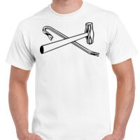 T-shirt Gildan Hammer adulte, manches courtes, 100% coton épais et doux, 203 g/m², tailles S au 5XL. Vignette