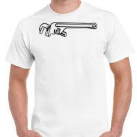 T-shirt Gildan Hammer adulte, manches courtes, 100% coton épais et doux, 203 g/m², tailles S au 5XL. Vignette