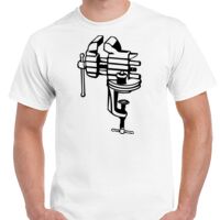 T-shirt Gildan Hammer adulte, manches courtes, 100% coton épais et doux, 203 g/m², tailles S au 5XL. Vignette