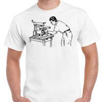 T-shirt Gildan Hammer adulte, manches courtes, 100% coton épais et doux, 203 g/m², tailles S au 5XL. Vignette