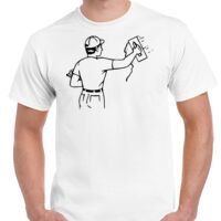 T-shirt Gildan Hammer adulte, manches courtes, 100% coton épais et doux, 203 g/m², tailles S au 5XL. Vignette