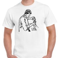 T-shirt Gildan Hammer adulte, manches courtes, 100% coton épais et doux, 203 g/m², tailles S au 5XL. Vignette