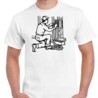 T-shirt Gildan Hammer adulte, manches courtes, 100% coton épais et doux, 203 g/m², tailles S au 5XL. Vignette