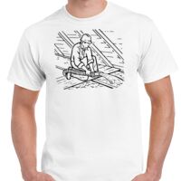 T-shirt Gildan Hammer adulte, manches courtes, 100% coton épais et doux, 203 g/m², tailles S au 5XL. Vignette