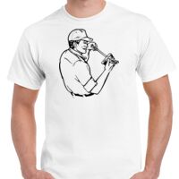 T-shirt Gildan Hammer adulte, manches courtes, 100% coton épais et doux, 203 g/m², tailles S au 5XL. Vignette