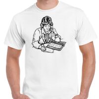 T-shirt Gildan Hammer adulte, manches courtes, 100% coton épais et doux, 203 g/m², tailles S au 5XL. Vignette