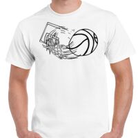 T-shirt Gildan Hammer adulte, manches courtes, 100% coton épais et doux, 203 g/m², tailles S au 5XL. Vignette