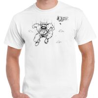 T-shirt Gildan Hammer adulte, manches courtes, 100% coton épais et doux, 203 g/m², tailles S au 5XL. Vignette