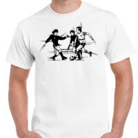 T-shirt Gildan Hammer adulte, manches courtes, 100% coton épais et doux, 203 g/m², tailles S au 5XL. Vignette