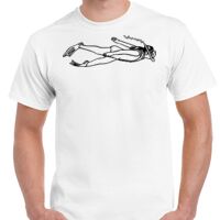 T-shirt Gildan Hammer adulte, manches courtes, 100% coton épais et doux, 203 g/m², tailles S au 5XL. Vignette