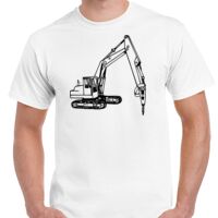 T-shirt Gildan Hammer adulte, manches courtes, 100% coton épais et doux, 203 g/m², tailles S au 5XL. Vignette