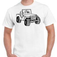 T-shirt Gildan Hammer adulte, manches courtes, 100% coton épais et doux, 203 g/m², tailles S au 5XL. Vignette