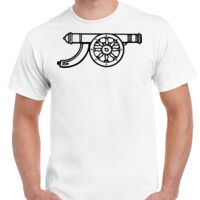 T-shirt Gildan Hammer adulte, manches courtes, 100% coton épais et doux, 203 g/m², tailles S au 5XL. Vignette