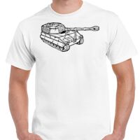 T-shirt Gildan Hammer adulte, manches courtes, 100% coton épais et doux, 203 g/m², tailles S au 5XL. Vignette