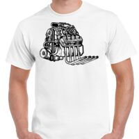 T-shirt Gildan Hammer adulte, manches courtes, 100% coton épais et doux, 203 g/m², tailles S au 5XL. Vignette