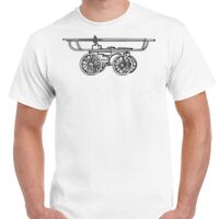 T-shirt Gildan Hammer adulte, manches courtes, 100% coton épais et doux, 203 g/m², tailles S au 5XL. Vignette