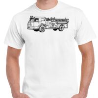 T-shirt Gildan Hammer adulte, manches courtes, 100% coton épais et doux, 203 g/m², tailles S au 5XL. Vignette