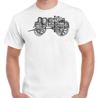 T-shirt Gildan Hammer adulte, manches courtes, 100% coton épais et doux, 203 g/m², tailles S au 5XL. Vignette