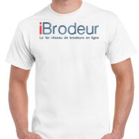 T-shirt Gildan Hammer adulte, manches courtes, 100% coton épais et doux, 203 g/m², tailles S au 5XL. Vignette