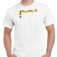 T-shirt Gildan Hammer adulte, manches courtes, 100% coton épais et doux, 203 g/m², tailles S au 5XL. Vignette