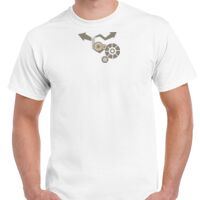 T-shirt Gildan Hammer adulte, manches courtes, 100% coton épais et doux, 203 g/m², tailles S au 5XL. Vignette