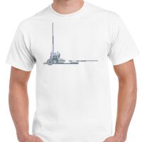 T-shirt Gildan Hammer adulte, manches courtes, 100% coton épais et doux, 203 g/m², tailles S au 5XL. Vignette