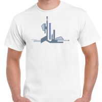 T-shirt Gildan Hammer adulte, manches courtes, 100% coton épais et doux, 203 g/m², tailles S au 5XL. Vignette