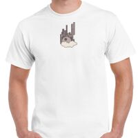 T-shirt Gildan Hammer adulte, manches courtes, 100% coton épais et doux, 203 g/m², tailles S au 5XL. Vignette