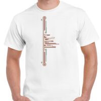 T-shirt Gildan Hammer adulte, manches courtes, 100% coton épais et doux, 203 g/m², tailles S au 5XL. Vignette