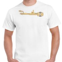 T-shirt Gildan Hammer adulte, manches courtes, 100% coton épais et doux, 203 g/m², tailles S au 5XL. Vignette